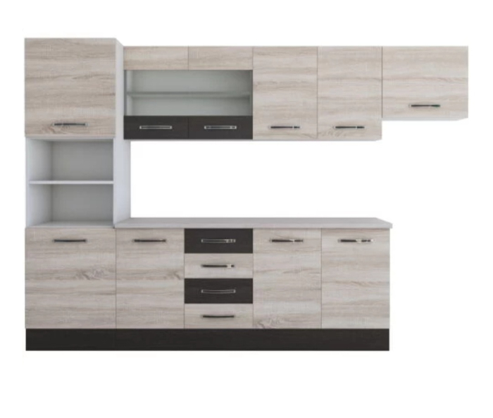 Bucatarie Karina  Alb&Sonoma&Wenge 2.8m [4]