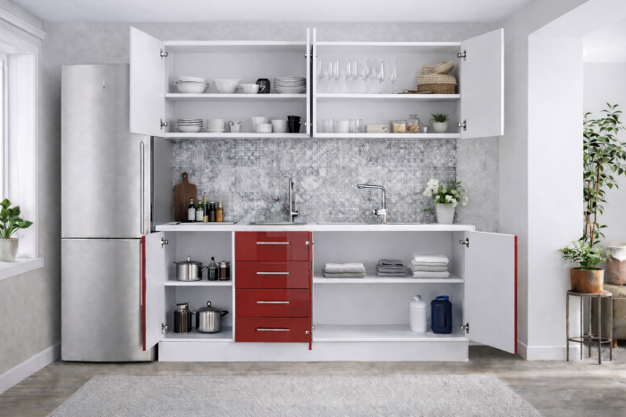 Bucatarie din Mdf lucios Antonia 1.8 m [3]