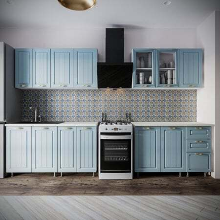 Bucatarie Provence MDF 2.6m Bleu [4]