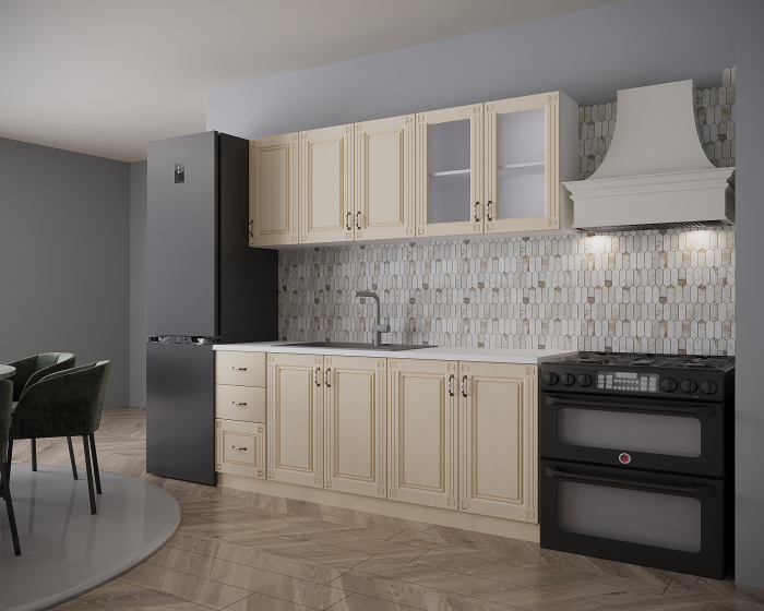 Bucatarie Roma MDF 2.0m Crem [2]