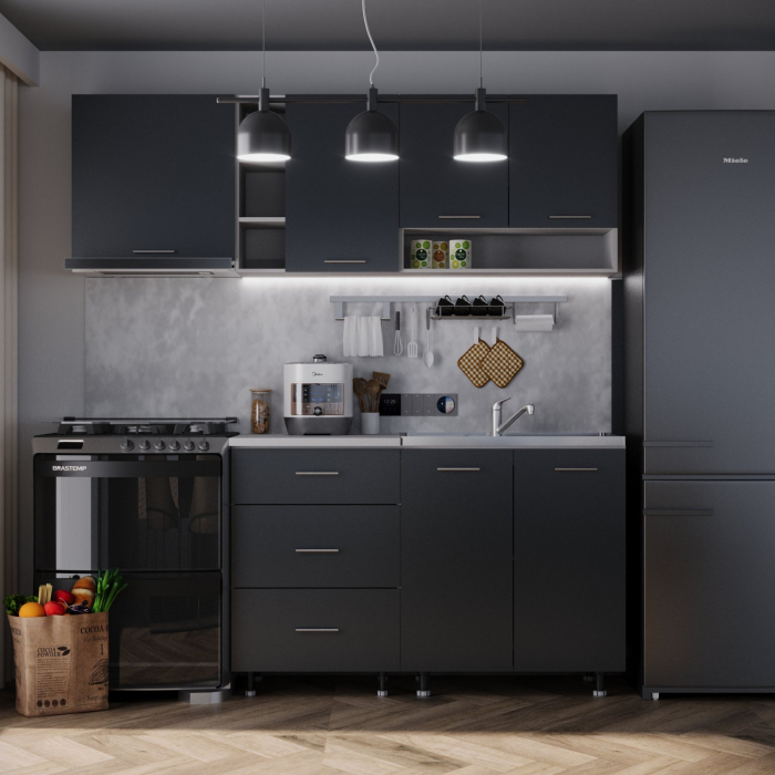 Bucatarie Sena 2.0 m Antracit [1]