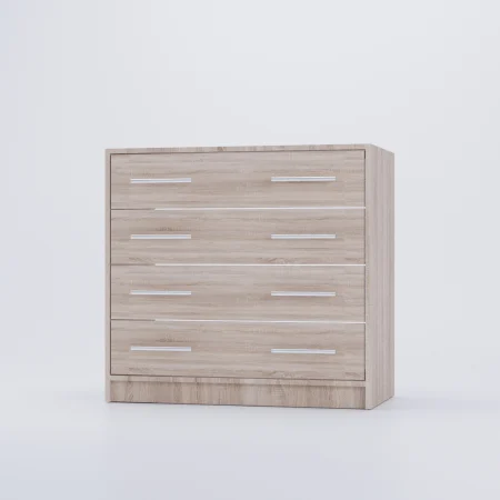 Comoda 4 sertare, Sonoma, 80x45x85 cm [4]