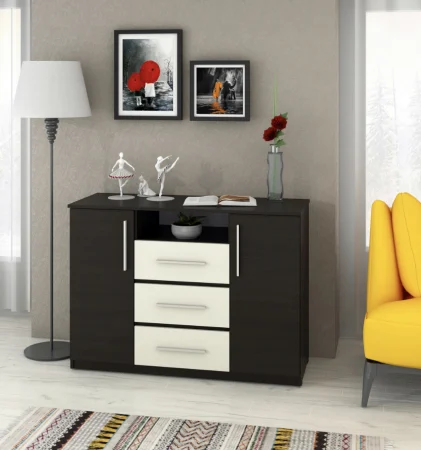 Comoda Maya Wenge&Alb [1]