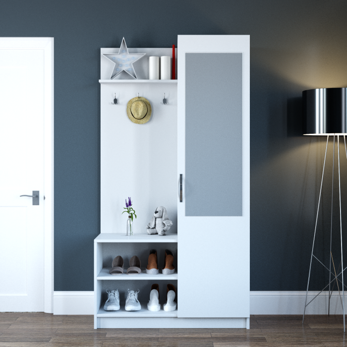 Cuier Ludmilla Alb [3]