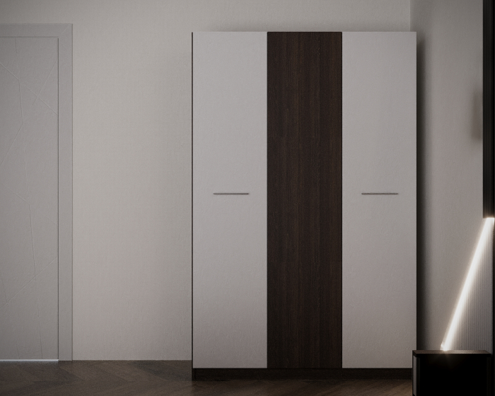 Dormitor Adria  Tapitat 3 Usi Wenge&Alb [3]