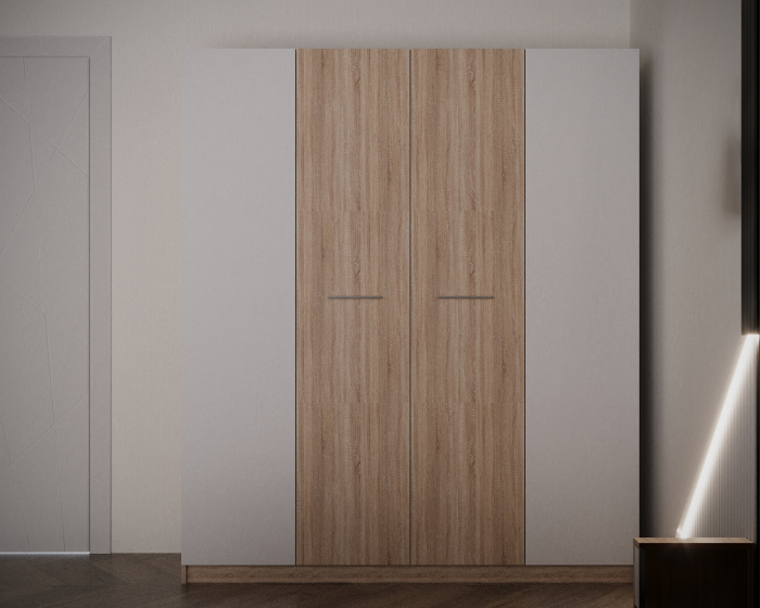 Dormitor Adria Tapitat 4 Usi Sonoma&Alb [3]