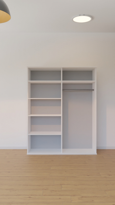 Dormitor Dallas Cu Pat Regal Tapitat Gri [4]