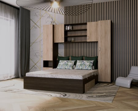 Dormitor Iustin Wenge&Sonoma [2]