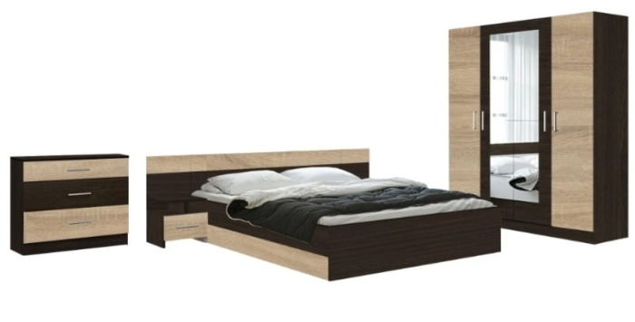 Dormitor Lesi Sonoma&Wenge [2]