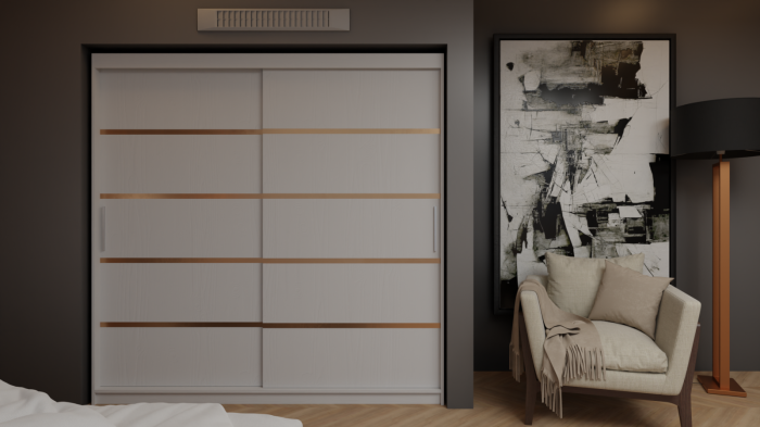 Dormitor Queen Pat Tapitat Dressing 200x200 Alb [3]