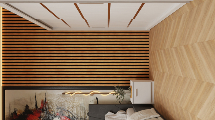 Dormitor Tony Tapitat Stofa Gri cu dulap 200*200 usi glisante Alb, noptiere si comoda [4]