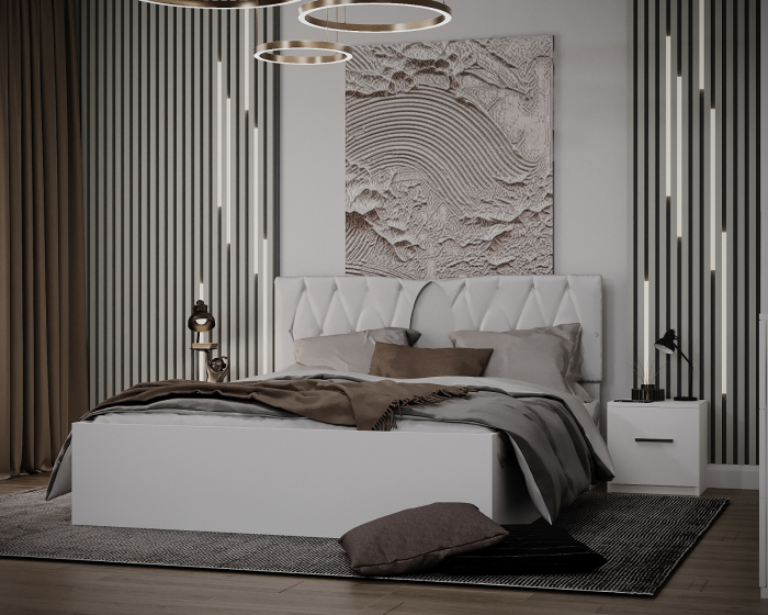 Dormitor Valencia Alb Dressing 2 usi [4]