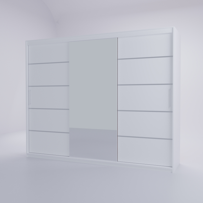 Dressing Nordis cu Oglinda Alb [3]