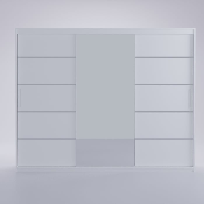 Dressing Nordis cu Oglinda Alb [4]