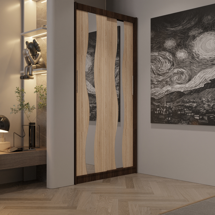 Dulap Globus 2 Usi cu Oglinda W&S [2]