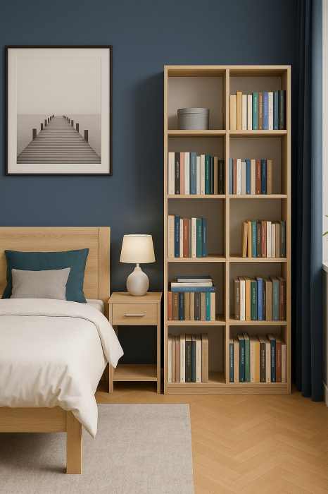 Dulap Lara cu polite Sonoma [1]