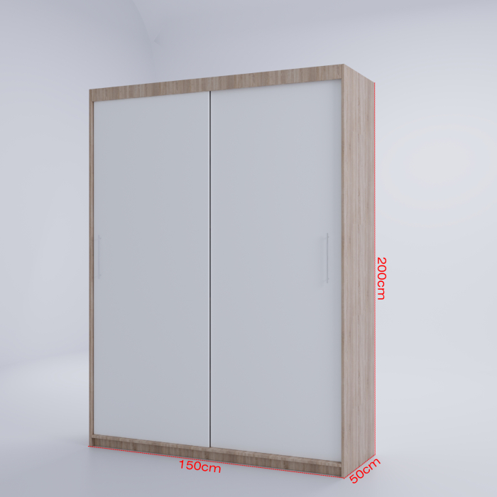 Dulap Venus  Sonoma&Alb [5]