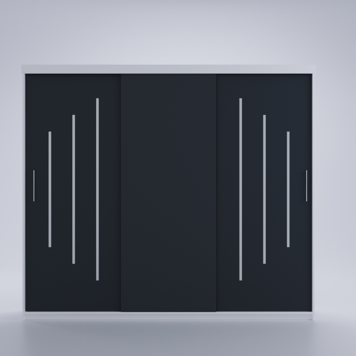 Dulap Venus Space 230*200 Alb&Antracit, [4]