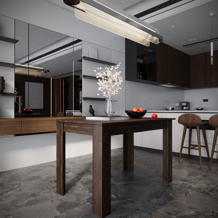 Masa Bucatarie Wenge 120 x 75 x 75 cm [2]