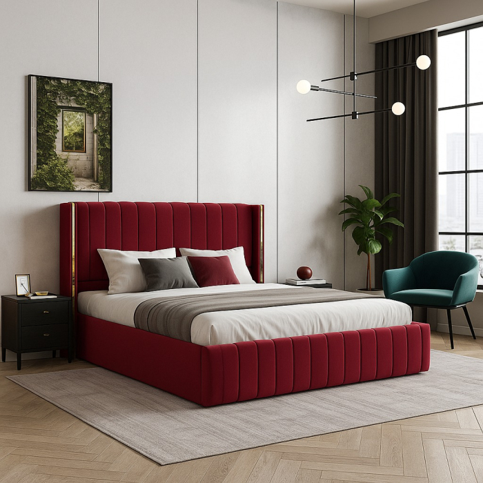 Pat Golden Tapitat cu Somiera Rabatabila [2]