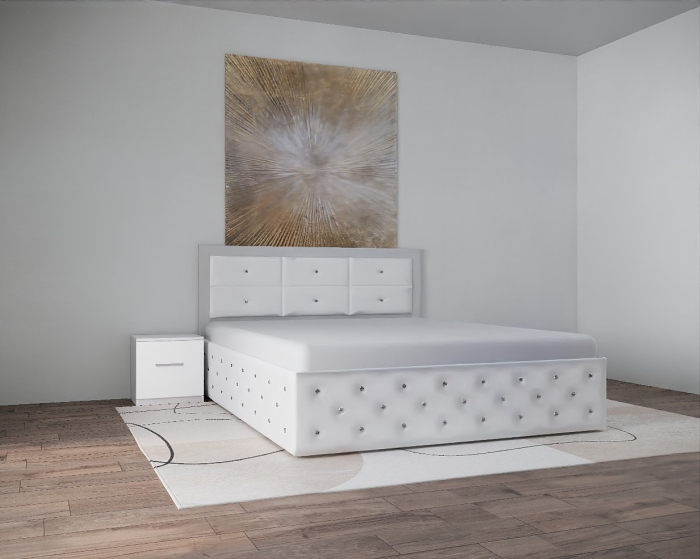 Set Pat Nemira New Alb cu Noptiere [6]