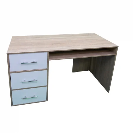 Birou Calculator, Sonoma/ Alb, grosime 1.6 cm, 85x120x60 cm [2]