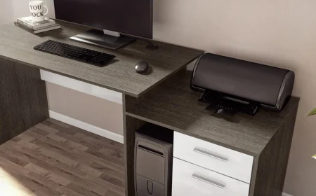 Birou Office Wenge&Alb [3]