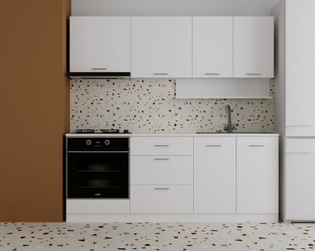 Seturi Mobila Bucatarie - Bucatarie Alexa 2m Alb