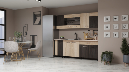 Bucatarie Elena 2m Wenge&Sonoma [2]