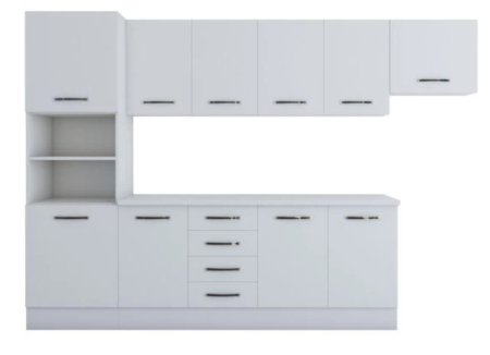 Bucatarie Karina 2.8 m Alb [2]