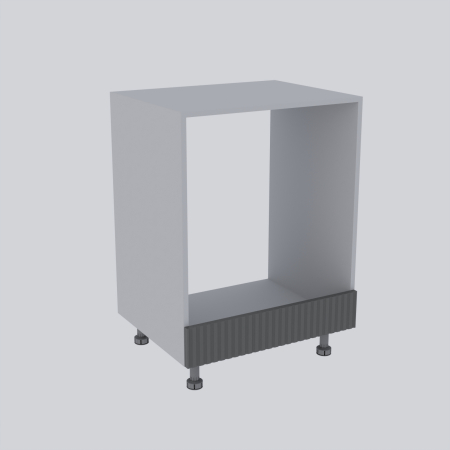 Bucatarie Opera MDF 2.6m Alb&Gri Cenusiu [10]