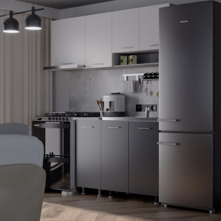 Bucatarie Sena 1.8 m Antracit&Alb [1]