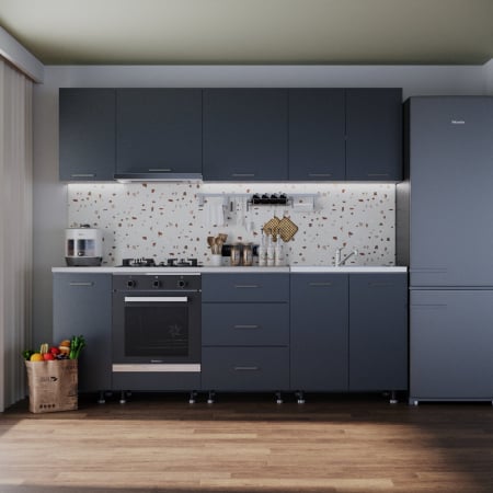 Seturi Mobila Bucatarie - Bucatarie Sena 2.4 m Antracit