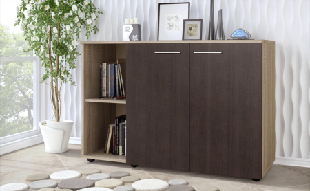 Comode - Comoda Hol Alessia Sonoma&Wenge