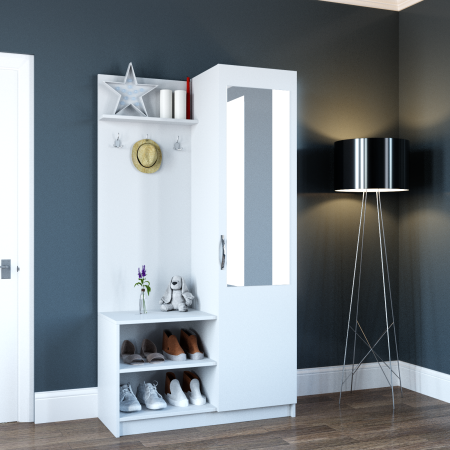 Cuier Ludmilla Alb [3]