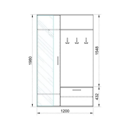 Cuier Ofelia Alb&sonoma [1]