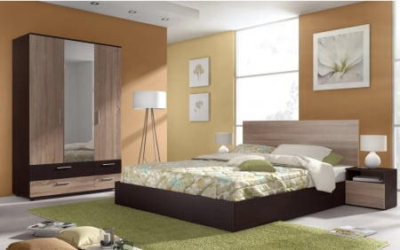 Mobila Dormitor - Dormitor Betty Wenge&Sonoma