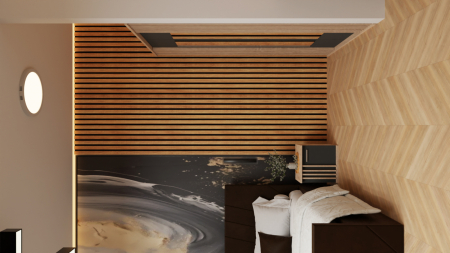 Dormitor Dallas Cu Pat Tony Tapitat Maro [1]