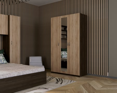 Dormitor Iustin Wenge&Sonoma [3]