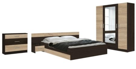 Dormitor Lesi Sonoma&Wenge [1]