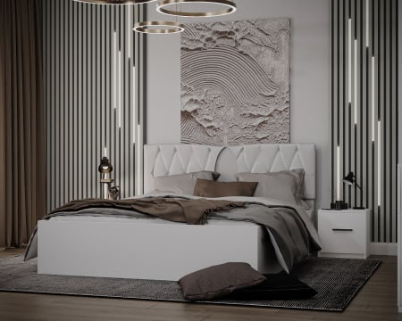 Dormitor Valencia Alb Dressing 2 usi [3]