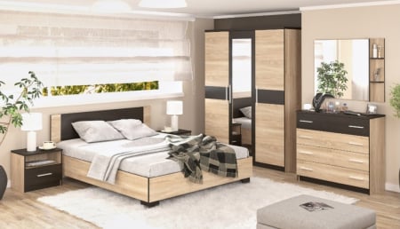 Seturi Dormitor - Dormitor Vali Wenge&Sonoma