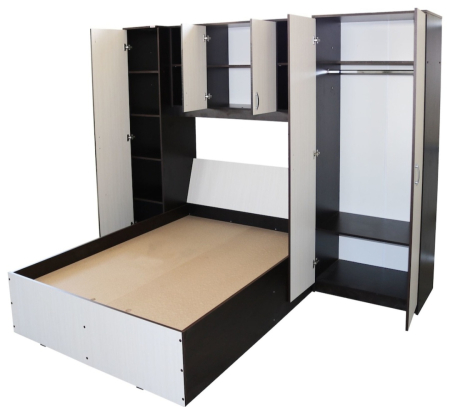 Dormitor Vera Wenge&Alb [2]