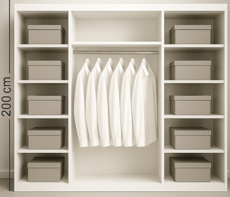 Dressing Nordis cu Oglinda Alb [4]