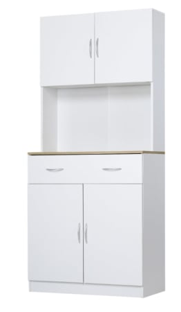 Dulapuri Bucatarie - Dulap Bucatarie cu usi si sertar Alb