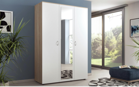 Dressing / Dulap - Dulap Cairo 3 Usi Sonoma&Alb