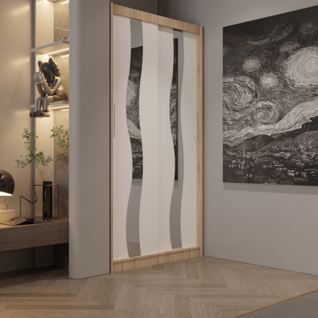 Dulap Globus 2 Usi cu Oglinda A&S [1]