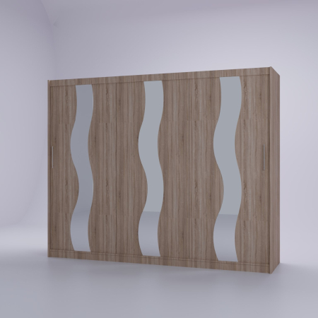 Dulap Globus 3 Usi cu Oglinda Sonoma 230* [3]