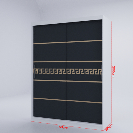 Dulap Venus Gold Alb&Antracit [3]