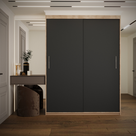 Mobila Dormitor - Dulap Venus  Sonoma&Gri